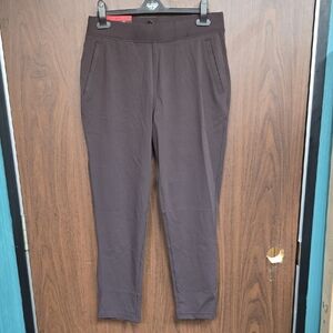 Reflex Size M Chocolate Brown Performance Knit Pant